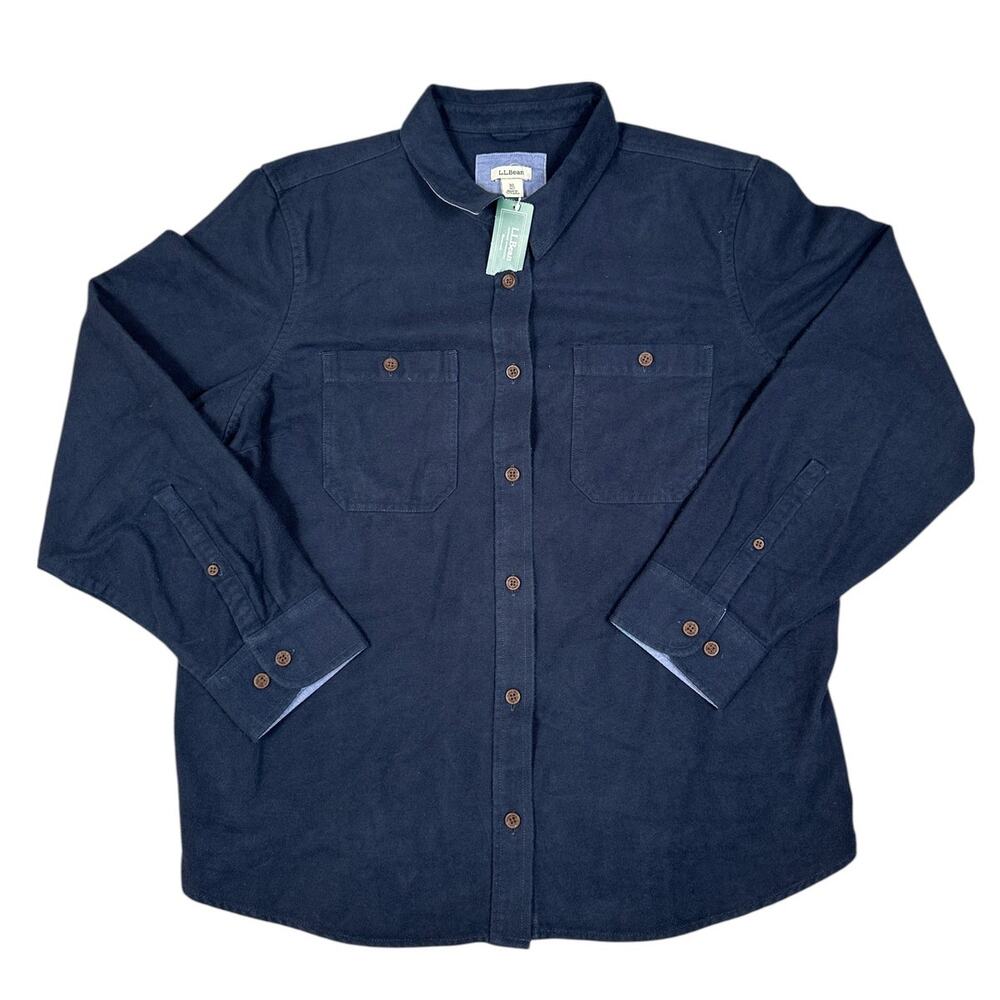 L.L Bean Womens Size XL P Heritage Chamois Shirt NWT